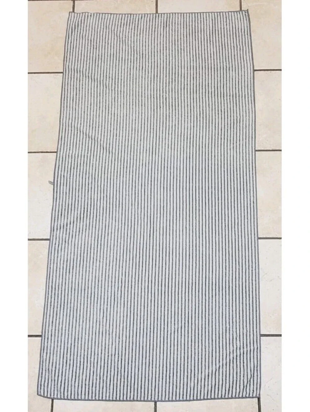 NORWEX Baclock Body Bath Towel Full Size 54” X 26” Blue Striped